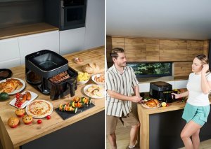 Frytkownica beztłuszczowa Yoer Air Fryer Frytkownica beztłuszczowa FryVision AF04BK 2