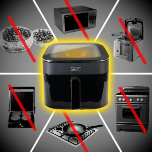Frytkownica beztłuszczowa Yoer Air Fryer Frytkownica beztłuszczowa FryVision AF04BK 4