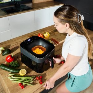 Frytkownica beztłuszczowa Yoer Air Fryer Frytkownica beztłuszczowa FryVision AF04BK 7
