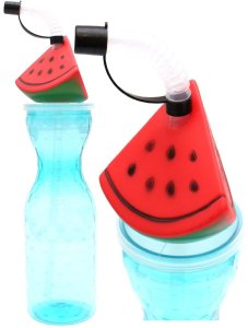 BIDON BUTELKA SPORTOWA ZE SŁOMKĄ 500ML NIEBIESKI EXCELLENT HOUSEWARE 1