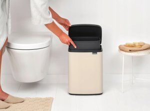 Kosz na śmieci Brabantia BO Kosz na śmieci 12 Liter Soft Beige 12