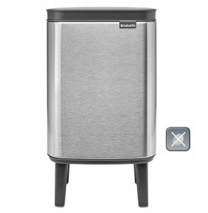 Brabantia BO Mülleimer HI 4 l Matt Steel Fingerprint Proof 1