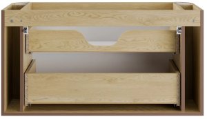 Comad Szafka pod umywalkę OVALIA CREMONA 2S 100cm dąb cremona COMAD 4