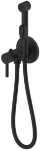 Bidet shower set VENTO Ultra, includes hose 1.5, shower head holder, shower head, black 1