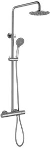 Shower set VENTO 351990, thermostatic mixer, stainless steel shower hose 1.5 m with splash protection 1
