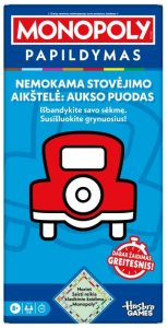 MONOPOLY Board game Free Parking Jackpot expansion (In Lithuanian lang.) 1