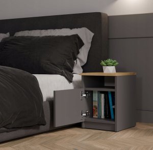 Szafka nocna GALAX 30/1D ANTRACYT ARTISAN 3