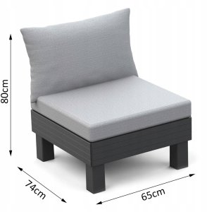 Darza mebelu komplekts Elements Balcony Set peleks/gaisi peleks 8711245158013 12