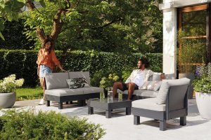 Darza mebelu komplekts Elements Balcony Set peleks/gaisi peleks 8711245158013 10