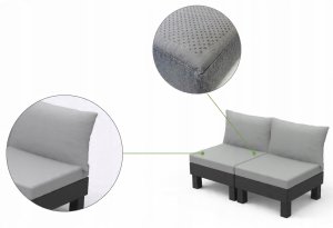 Darza divans divvietigs Elements 2 Seater peleks/gaisi peleks 8711245158037 5