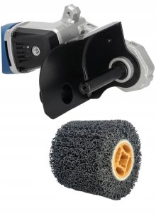 Szczotka z włókniny ściernej do satyniarki 120x100mm 2