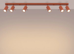 Listwa oświetleniowa RING 6L ochra czerwona SOLLUX  LIGHTING 2