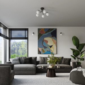 Lampa wisząca Astro Lighting Żyrandol ASTRAL 3 czarny SOLLUX LIGHTING 10