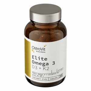 OstroVit Pharma Elite Omega 3 D3 + K2 30 kapsułek one size 3