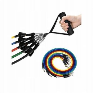 OstroVit Zestaw 5 gum oporowych do ćwiczeń Ekspander one size 2