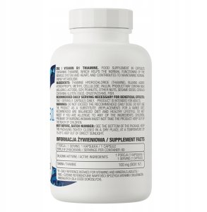 OstroVit Witamina B1 Tiamina 60 kapsułek one size 2