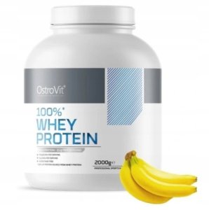 OstroVit 100% Whey Protein 2000 g białko WPC o smaku ciasta bananowego one size 4