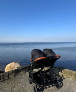 Universalus vežimėlis dvynukams BabyTrold Sibbi, Duo black 5