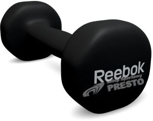 Reebok Hantel neoprenowy czarny 4kg 1