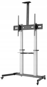 MOBILNY STOJAK+UCHWYT DO TV 60-100" 100KG S-15-AL ART Vesa max 1000x600 HEAVY DUTY 2