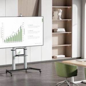 MOBILNY STOJAK+UCHWYT DO TV 60-100" 100KG S-15-AL ART Vesa max 1000x600 HEAVY DUTY 8