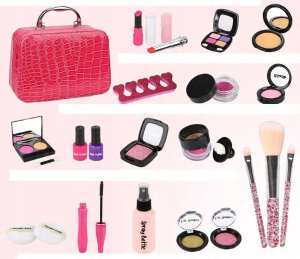 Zestaw Do Malowania Makijażu Dla Dzieci Makeup____________________________ + NAKLEJKI NA PAZNOKCIE 4