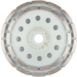 Tarcza diamentowa szlifierska, 2 segmenty, 180 x 22.2 mm, na sucho 1