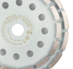 Graphite Tarcza diamentowa szlifierska, 2 segmenty, 180 x 22.2 mm, na sucho 5