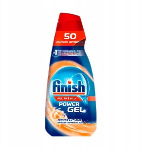 CALGONIT/FINISH Żel do zmywarki 1000mlAll-in-One 50 myć Anti-odor 1