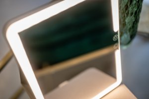 Lusterko kosmetyczne Humanas Lusterko do makijażu HS-ML02 z podświetleniem LED - różowe 9