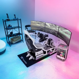 Thermaltake GF500 Flight Simulator Cockpit Snow 6