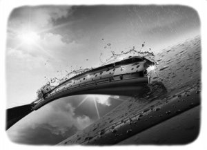 Pióro wycieraczki bezprzegubowe przód ze spojlerem (2szt.) DF 600/480mm pasuje do: SKODA YETI  VW EOS, GOLF V, GOLF VI, JETTA III, PASSAT B6, PASSAT B7, SCIROCCO III, TOURAN 02.03-12.17 1
