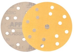 Papier ścierny ERSTA 514, krążek, P80, śr.: 150 mm, mocowanie: rzep 1