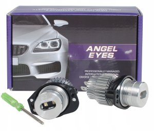 Żarówka LED LED MARKER, 2szt., LED, Angel Eyes, 12V, max. 6000K, bez homologacji na ulicę 1