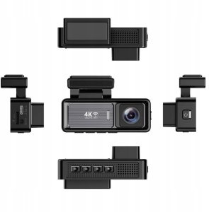 Kamera Samochodowa 4K WiFi GPS + Tylna Kamera G-sensor Full Zestaw do Auta 6