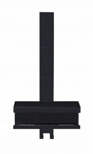 Półka łazienkowa ze stali nierdzewnej BRIBANO, montaż bez wiercenia 4