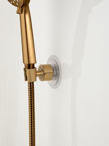 Uchwyt na słuchawkę prysznicową 360°, montaż bez wiercenia 3