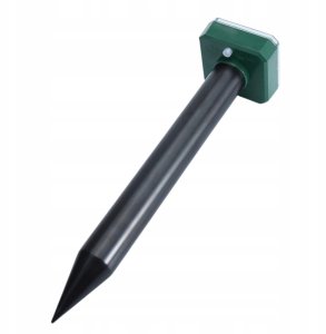 Solarny Odstraszacz Kretów Gryzoni Wbibracje Dźwiękowe 370m² 4