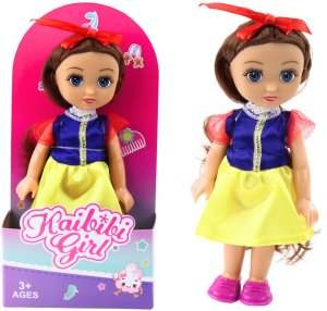 Mini Laleczka Księżniczka Korona Zdobiona Sukienka 17cm Mix 3