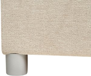 Łóżko kontynentalne z pojemnikami 160 x 200 cm beżowe MINISTER 10