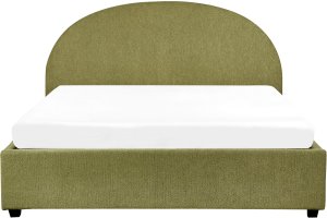 Łóżko z pojemnikiem Boucle VAUCLUSE 160 x 200 cm Jasnozielony 4