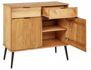 Szafka dwudrzwiowa jasne drewno TIMMINS 6