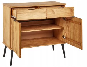 Szafka dwudrzwiowa jasne drewno TIMMINS 7