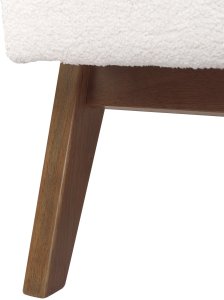 Fotel EVJE Boucle Złamana biel 8