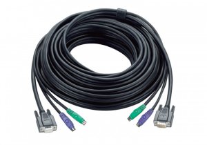 Aten CABLE HD15M/MD6M/MD6M--HD15F 1.8M (2L1001P) 1