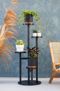 Strado Stojak na kwiaty FINO czarny 2