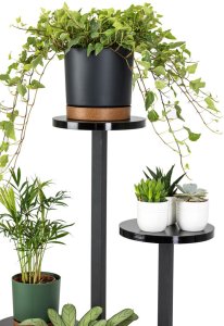 Strado Stojak na kwiaty FINO czarny 8