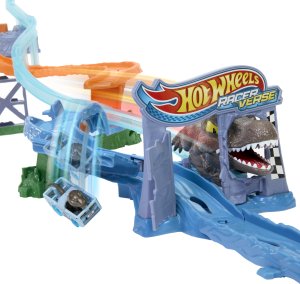 Hot Wheels RacerVerse Jurassic World Morski dinopościg Tor wyścigowy JFP32 3