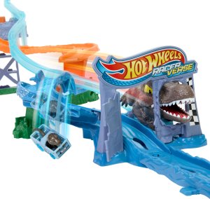 Hot Wheels RacerVerse Jurassic World Morski dinopościg Tor wyścigowy JFP32 5