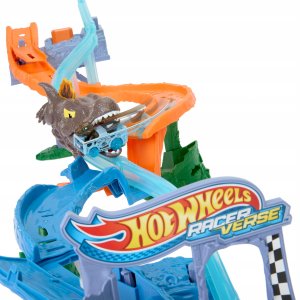 Hot Wheels RacerVerse Jurassic World Morski dinopościg Tor wyścigowy JFP32 6